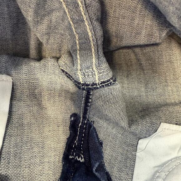 Vigoss Jeans Women's 3x21 Blue The York Capri Leather Studded Embellished - Picture 9 of 14